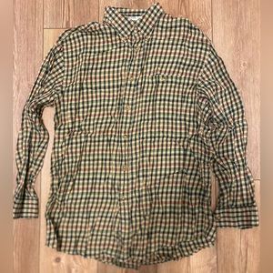 Orvis men’s flannel button up shirt